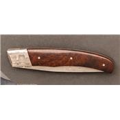 Couteau P45 bois de fer et damas par A&J Chomilier