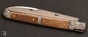 Couteau de collection mammouth et damas de Robert Beillonnet