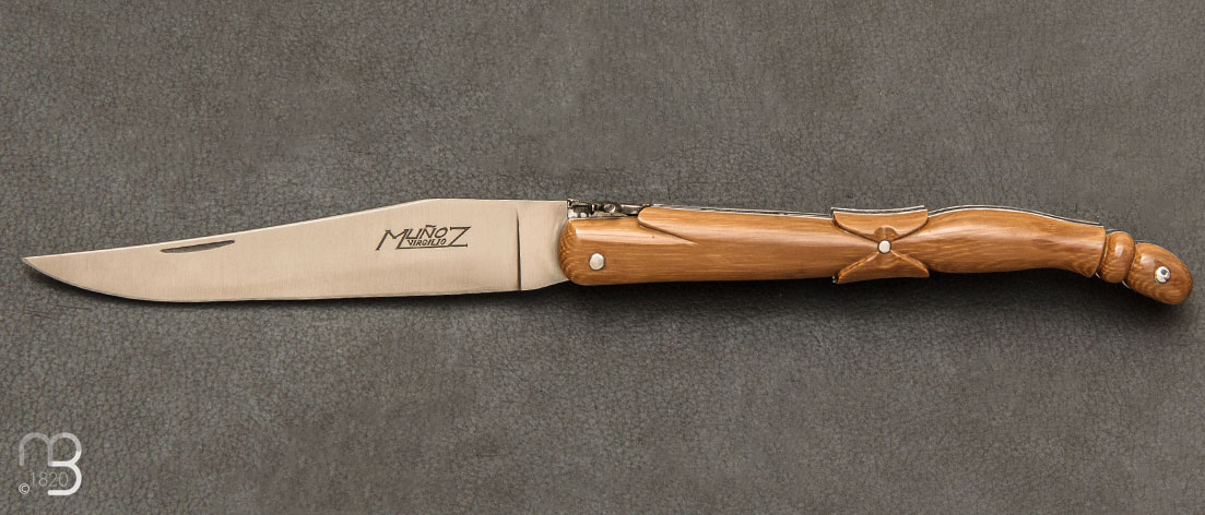 Couteau de collection Laguiole Aile de Pigeon mammouth par Virgilio Munoz