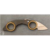 Couteau de cou Max Knife Double Laiton