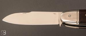 Couteau " Bulldog " par Thomas Chovin - Bois de fer d'Arizona et  RWL-34