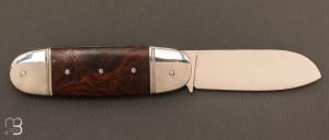 Couteau " Bulldog " par Thomas Chovin - Bois de fer d'Arizona et  RWL-34