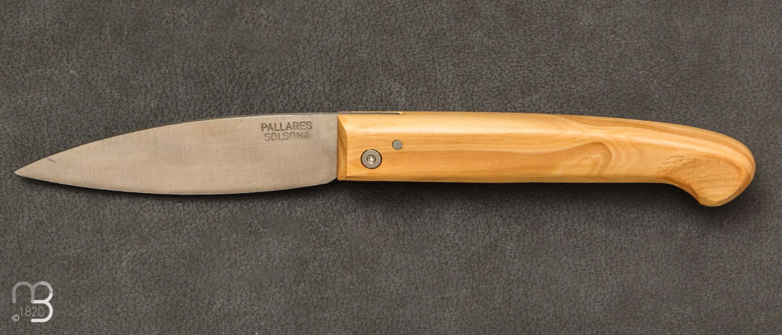 Couteau Pallarès Solsona friction Buis - Carbone