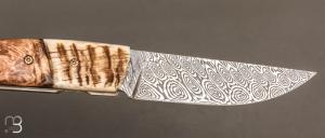  Couteau 1515 collection " Chambord " par Manu Laplace - Platane et lame damas