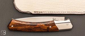   Couteau " 1820 Berthier " par Laurent Gaillard - Bois de fer et 14C28N 