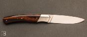 Couteau " 1820 Berthier " bois de fer et RWL34 par Glenn Guillou