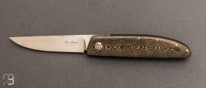   Couteau " 450# " par Des Horn - Fatcarbon "Unigold" et Nitrobe 77
