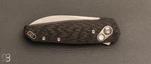   Couteau " AROS " custom de Jens Anso -Fibre de carbone et RWL34