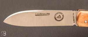 Couteau " L'Aurhalpin  "  par la coutellerie Dubesset - Genévrier et XC75