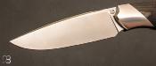 Couteau "BIB’S EVO4.2" en fibre de carbone et N690Co par Romain Bignon