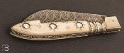 Couteau " Baroque " custom par Alex Dubois - Coutellerie Nuage