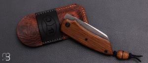    Couteau " Biggy " custom par Charron Baptiste BC Coutellerie - Micarta
