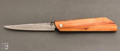  Couteau " Buissonnier " custom par Sourire Duville - Prunier et San-Maï