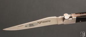  Couteau " Cœur" Laguiole en Aubrac 12 cm - Ebène