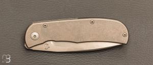   Couteau " Citizen full custom " par Sacha Thiel - Titane et RWL34