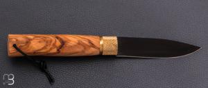   Couteau de poche Da Cruz José - Olivier et lame inox version luxe