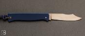 Couteau Douk-Douk bleu avec étui par Cognet
