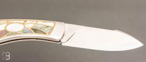  Couteau " Edcix " custom de Florent Dall'ava - L'atelier Dall'ava - Nacre