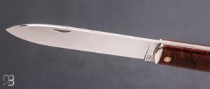   Couteau " Effilé"  par Adrien Vautrin - Micarta Vintage et 14c28n