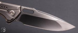   Couteau " Exciton WE22038A-7 " WE KNIFE - N°198/310 - Gray Titanium et CPM 20CV