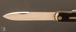   Couteau " Fisherman " par Mathieu Herrero - Corne de Buffle