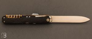  Couteau " Fisherman " par Mathieu Herrero - Corne de Buffle