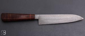   Couteau " Hocho " par Anthony Brochier - Damas feuilleté et gidgee