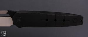   Couteau " Hull WE24046-1 - 025/200 " WE KNIFE - Blackwashed Titanium et Böhler M390