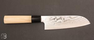 Couteau Japonais Tojiro Shippu damas - Santoku 18 cm