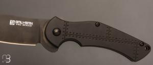   Couteau "Junkyard Dawg Small" par Galyean Pro Series - Titane et lame en CPM154