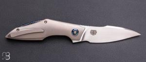   Couteau " Krait Snake WE24084-2 " WE KNIFE - Gray Titanium et M390