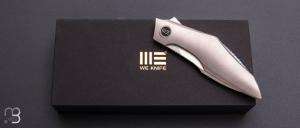   Couteau " Krait Snake WE24084-2 " WE KNIFE - Gray Titanium et M390