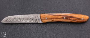   Couteau "L08" par Atelier Perceval - Bois de serpent et lame damas