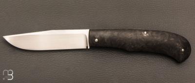   Couteau  " LEGENDE 13/20 " custom  par Vincent Lafaye - Fibre de carbone