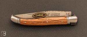 Couteau de poche Laguiole 12cm Chêne par Le Fidèle