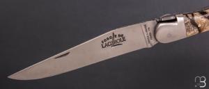 Couteau " Laguiole 12 cm " par Stéphane Rambaud - Corail tigré