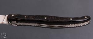    Couteau " Laguiole 12 cm " par Philippe Voissière - Corne de buffle