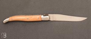  Couteau " Laguiole Berthier " 12cm - loupe de cade - lame 12c27