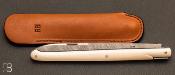 Couteau "Laguiole Droit" 17 cm lame damas de Robert Beillonnet