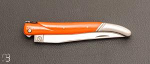    Couteau Laguiole par Vent d'Aubrac - Jérôme Lamic - G10 orange