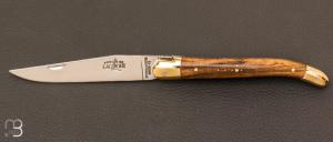 Couteau Laguiole pistachier 11 cm - Mitres laiton
