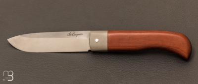 Couteau de poche Le Bugiste micarta lame acier inoxydable 14c28N par Frédéric Maschio