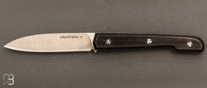  Couteau " Le Capi " par la Coutellerie Savignac - Ebène et lame en 14c28