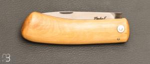   Couteau de poche Le Dodu Buis par Frédéric Maschio - Lame inoxydable