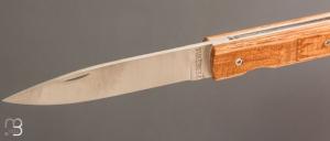 Couteau " Le Français "  par Atelier Perceval - Fût de chêne et 19C27