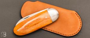 Couteau " Le Manu " par La Bonne Trempe - Os et 14c28