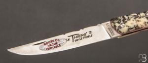  Couteau " Le Thiers 12cm " pliant par Le Fidèle - Bouse de vache