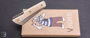   Couteau " Le Vendredi" par Perceval - Juma ivoire