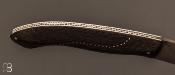   Couteau  " Legros + " Morta et acier D2 par Maxime Rossignol - La Forge de Max