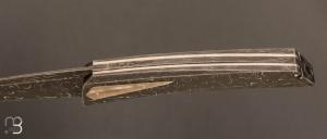    Couteau "  Liner-Lock " par Alain & Joris Chomilier - Damas inoxydable Chad Nichols